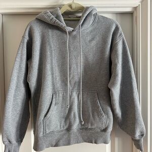 Aritzia TNA CozyAF Light Gray Hoodie size 1